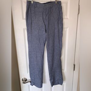 Murano Linen Formal/Casual Blue Pants. Men’s 30x32